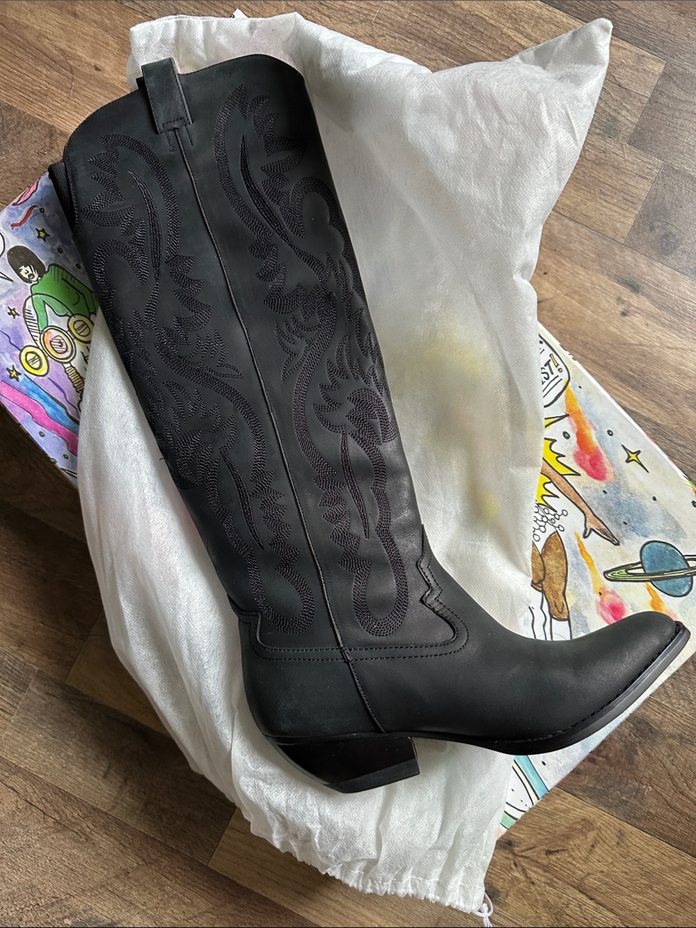 Jeffrey Campbell Finn Tall Western Boots - Picture 10 of 10
